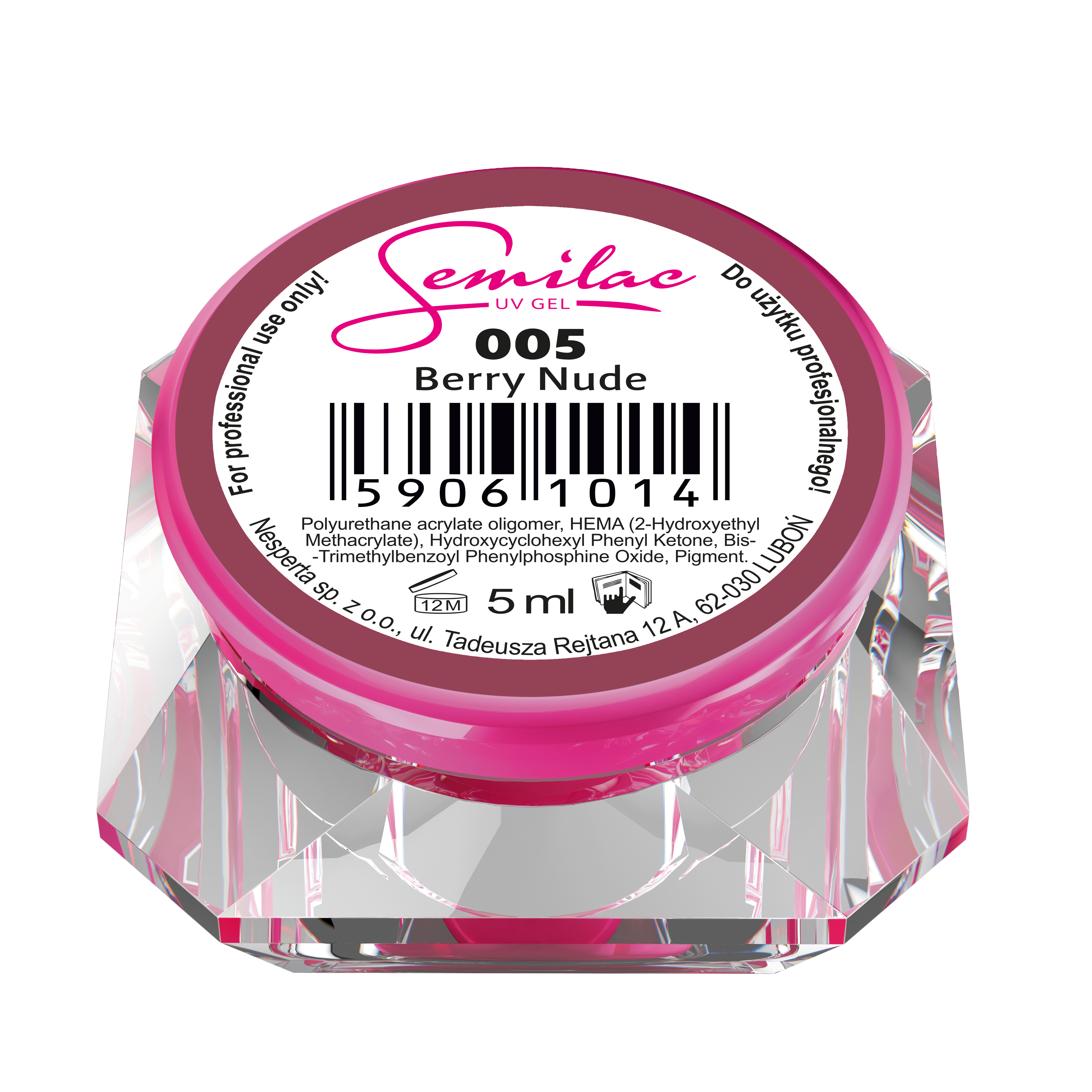 005 Semilac Berry Nude 5ml