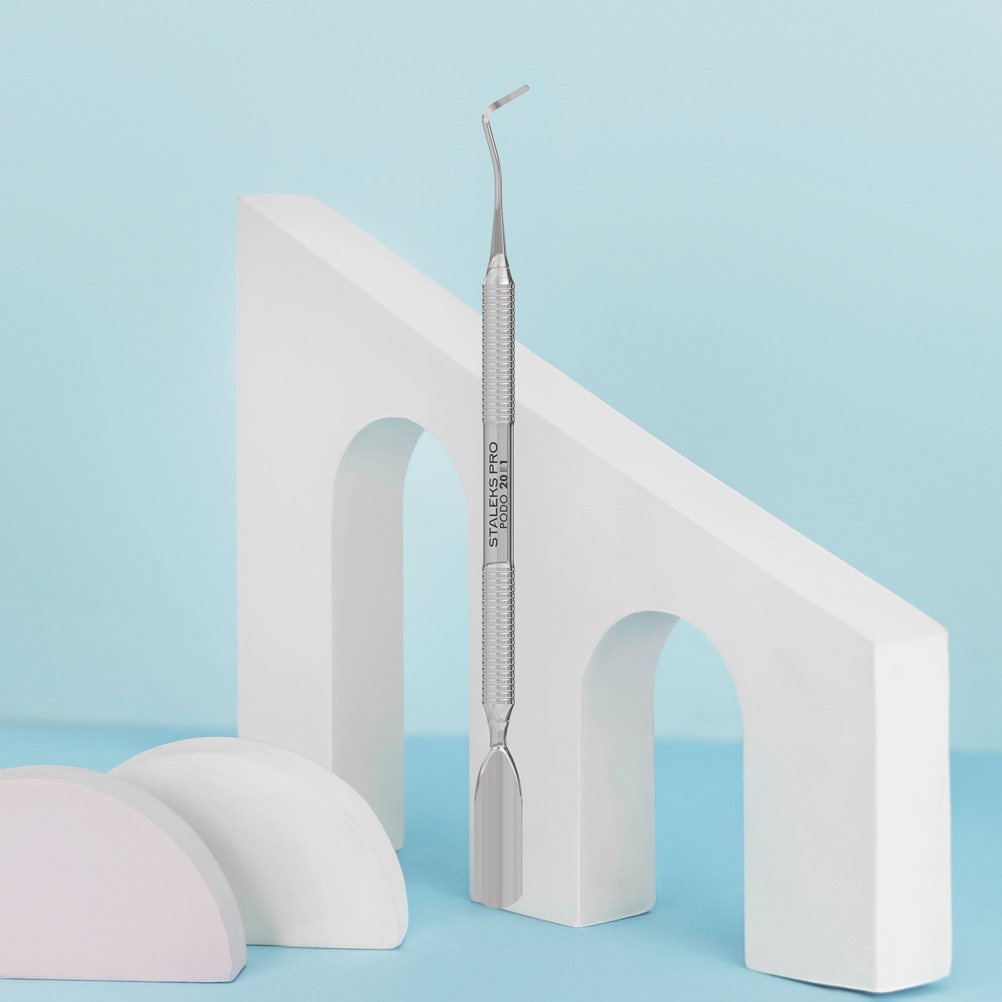 Curetta podologica PODO 20 TIPO 1 (curetta e spingipelle largo arrotondato)