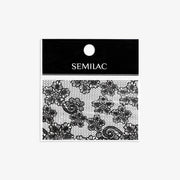 Transfer foil 24 Black Lace Ornamento manicure Semilac