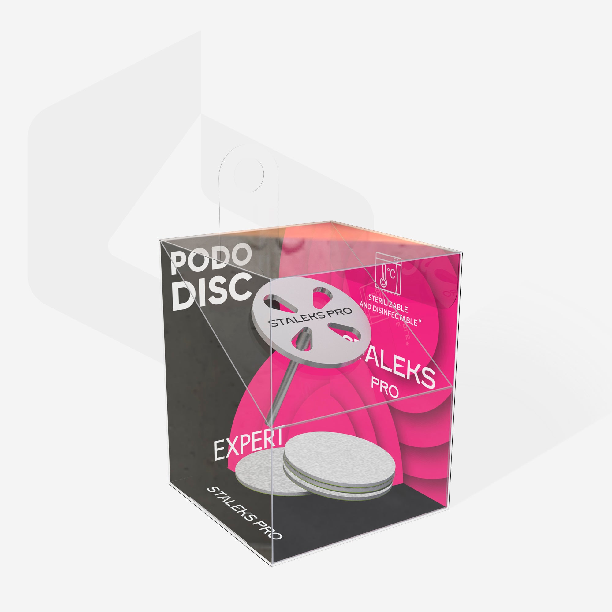Disco per pedicure PODODISC EXPERT M completo di lima sostituibile grana 180 5 pz (20 mm)