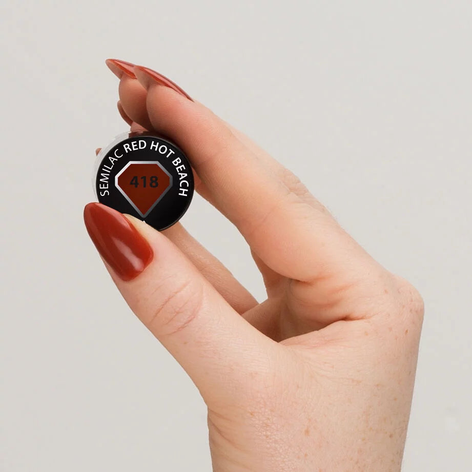Semilac 418 Red Hot Beach 7 ml
