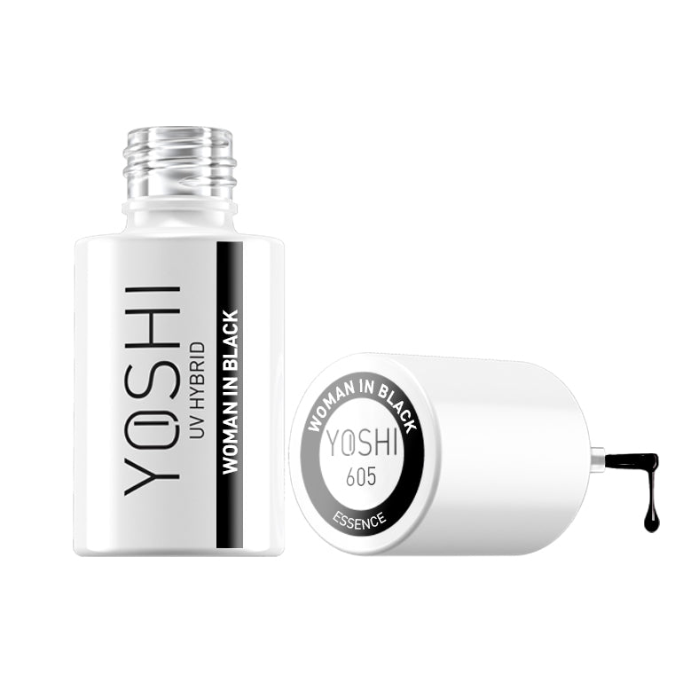 Smalto UV Hybrid Donna In Nero 6 ml – 605