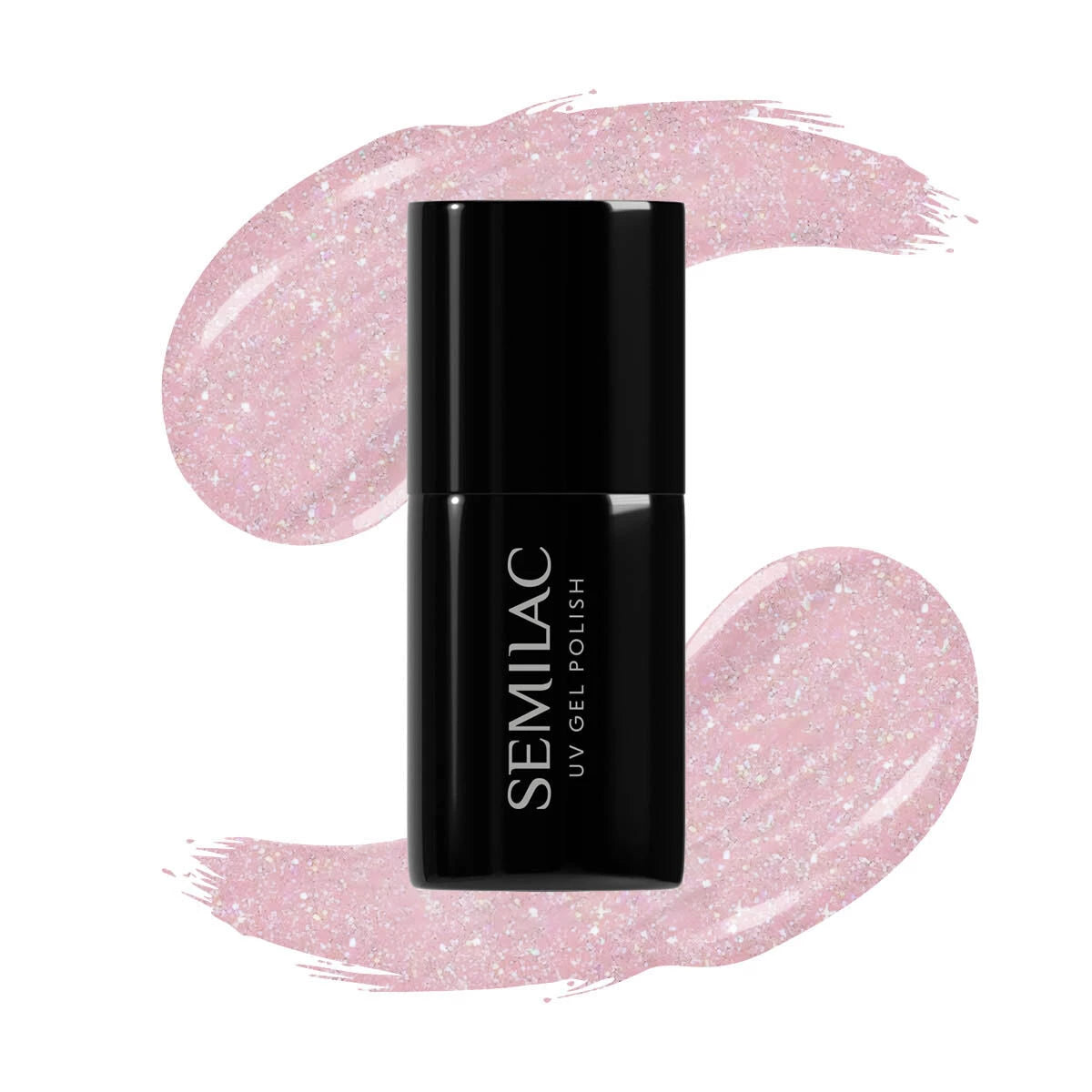 Semilac 805 Glitter Dirty Nude Rose 7 ml