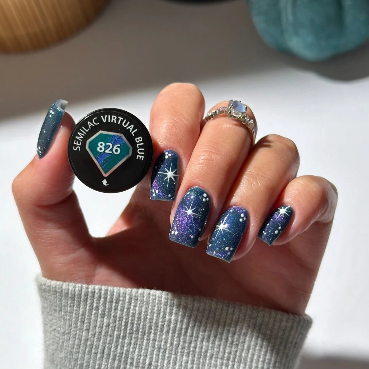 Semilac 826 Blu virtuale 7 ml