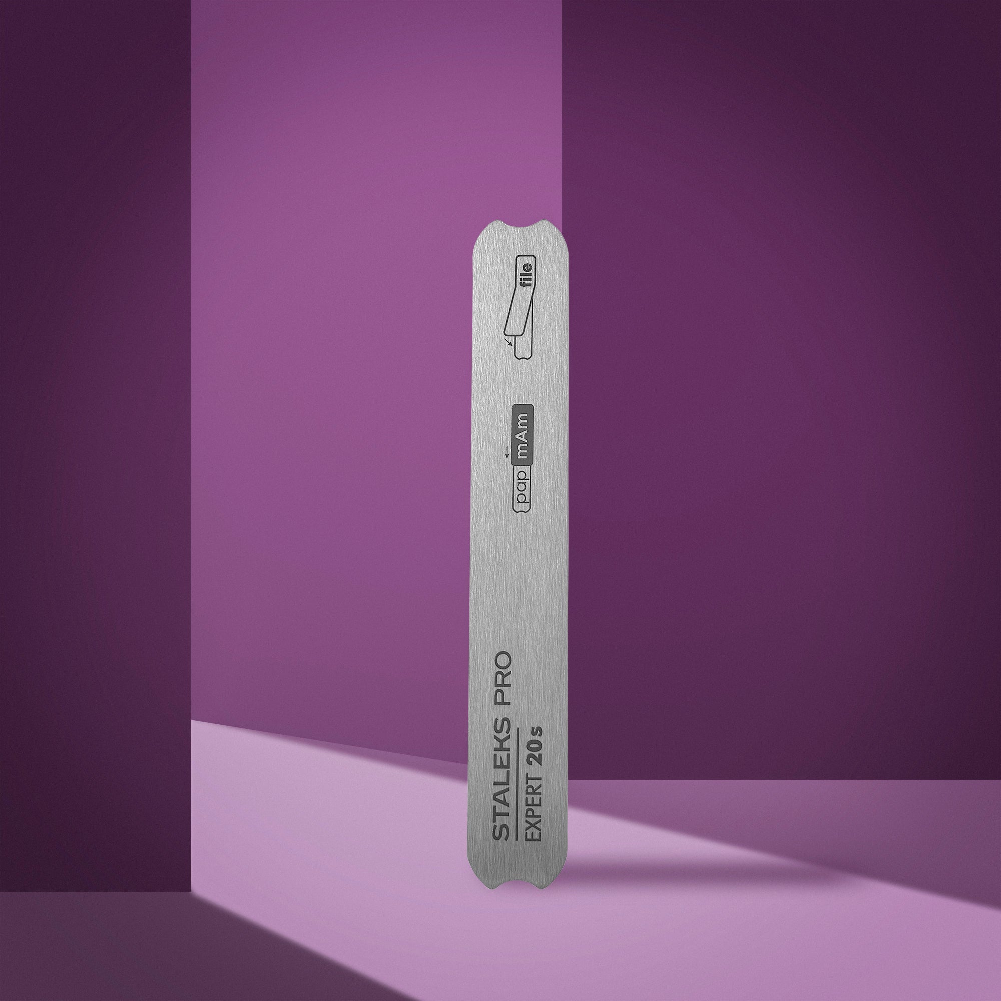 Base dritta in metallo per lima per unghie EXPERT 20s (130 mm)