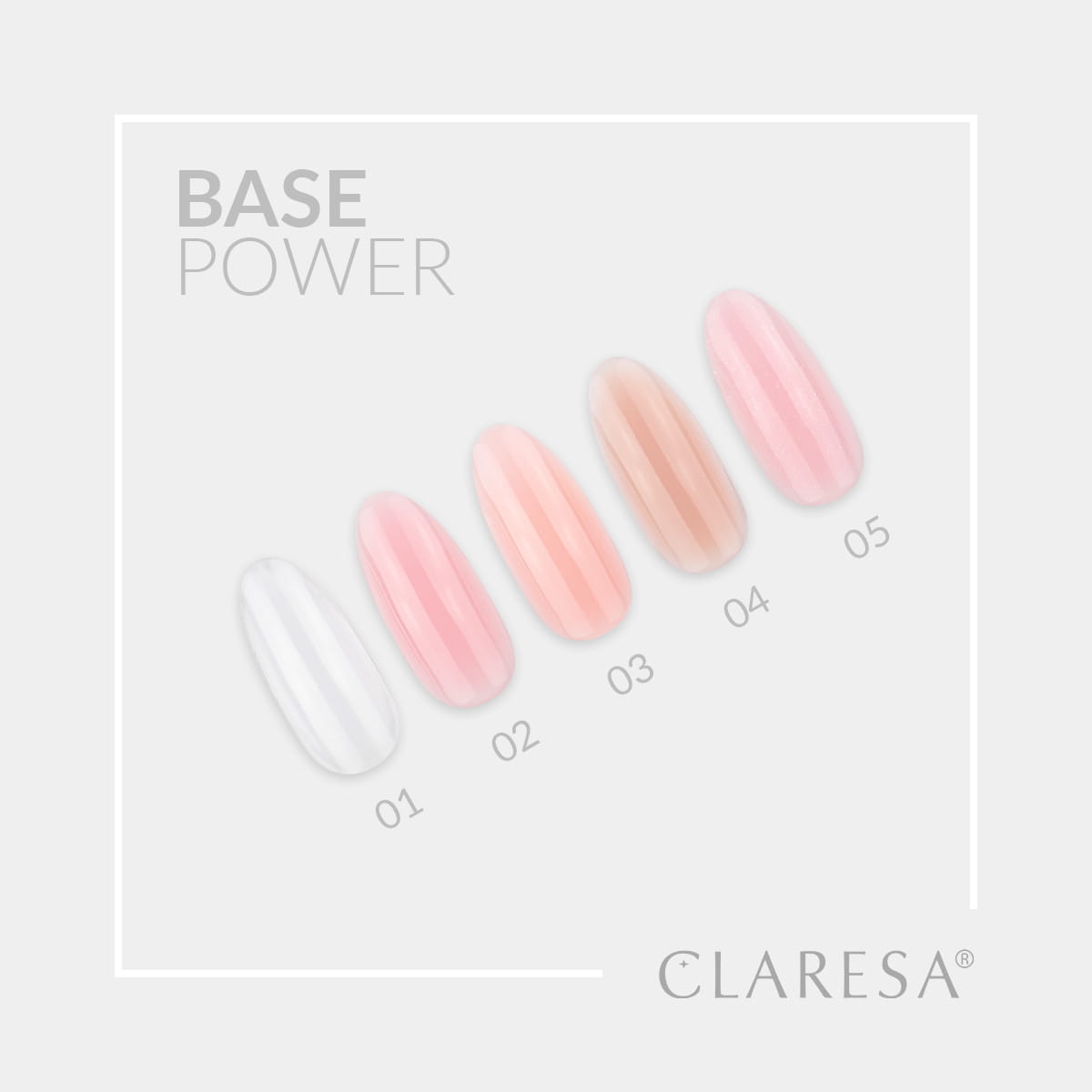 Claresa POWER BASE 01 (trasparente) 5 ml