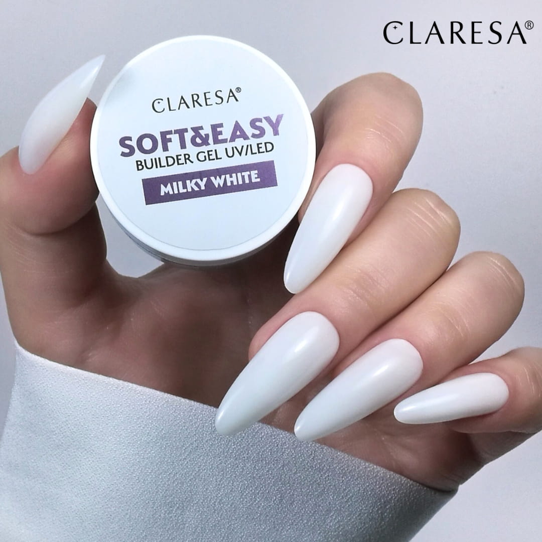 Claresa SOFT&EASY Builder Gel MILKY WHITE 12g