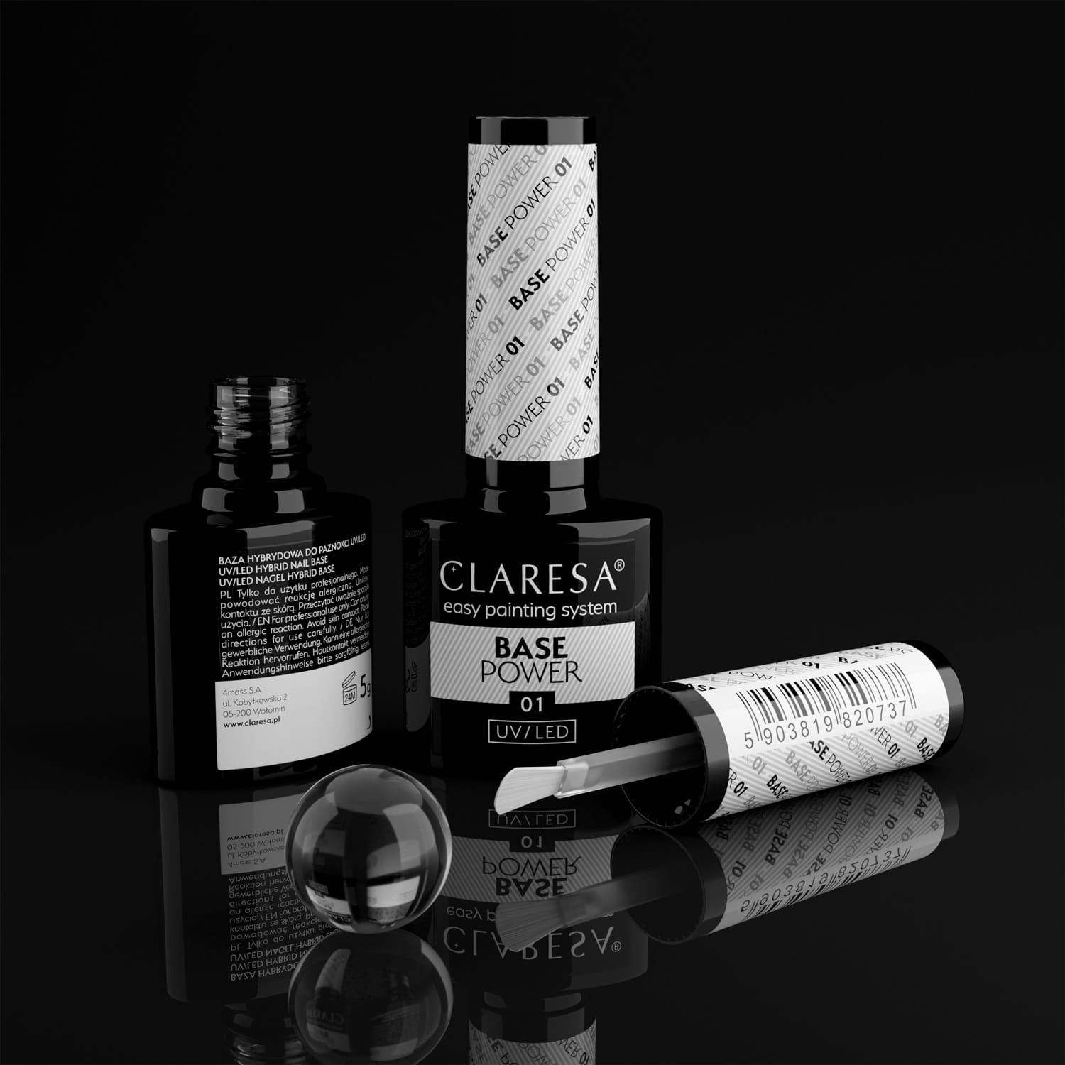 Claresa POWER BASE 01 (trasparente) 5 ml