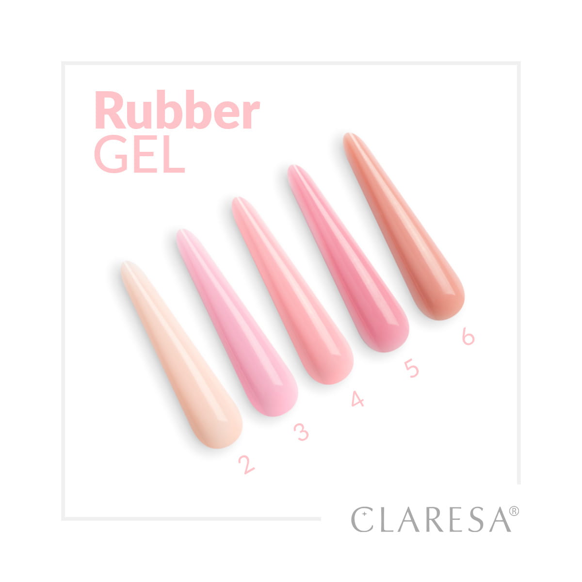 Claresa RUBBER GEL 6 45g