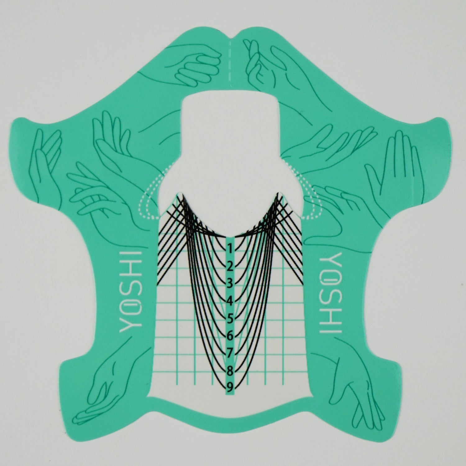 Modello per estensione unghie 100 pezzi