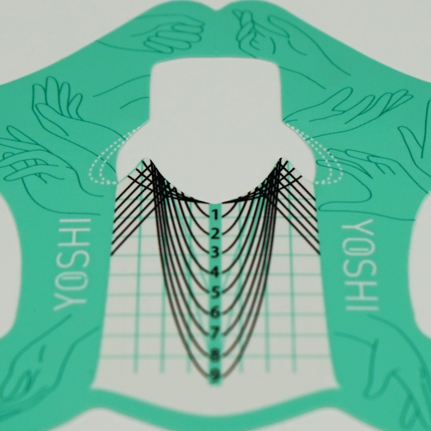 Modello per estensione unghie 100 pezzi