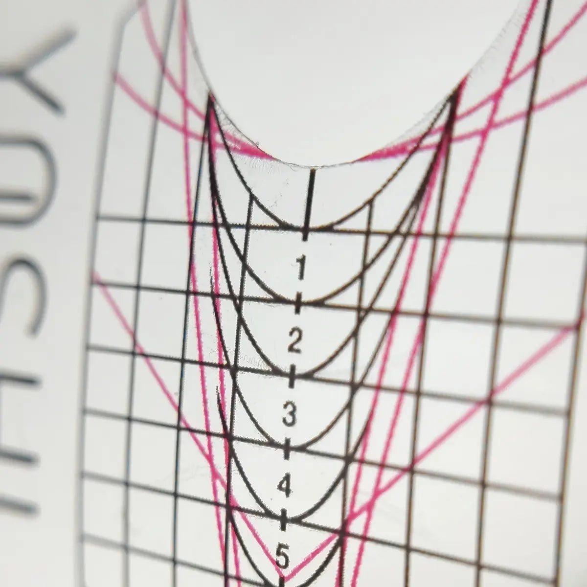 Modello per estensione unghie TRASPARENTE 400 pz.