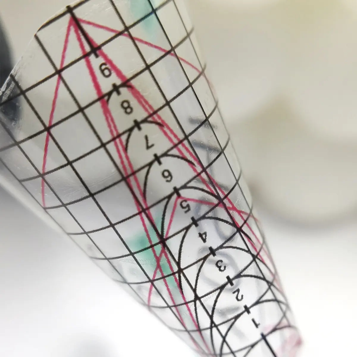 Modello per estensione unghie TRASPARENTE 400 pz.