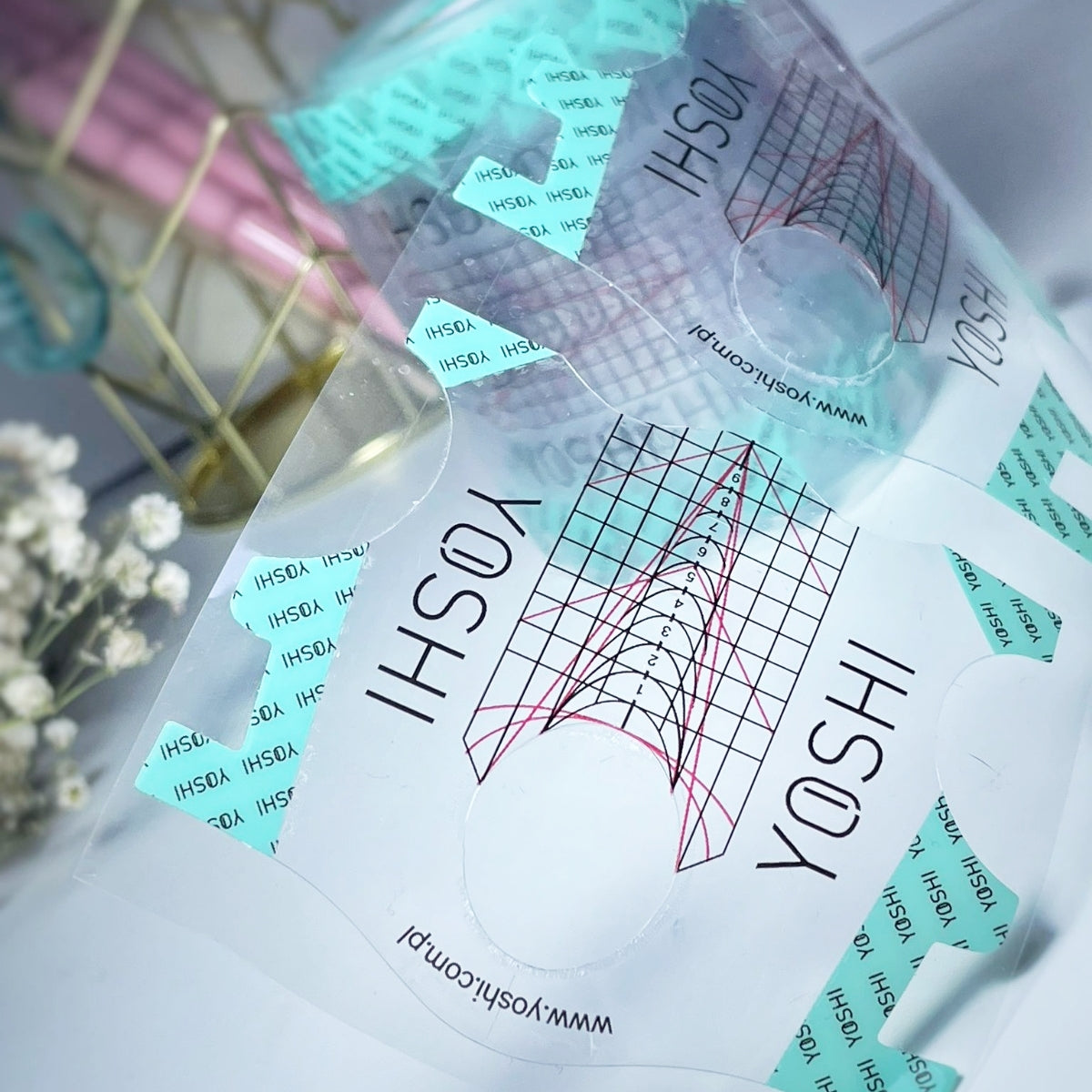 Modello per estensione unghie TRASPARENTE 400 pz.