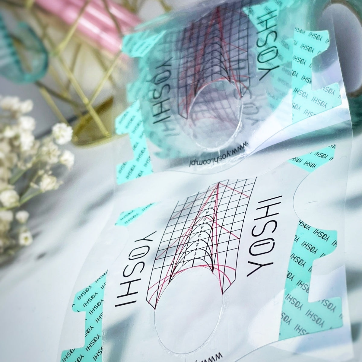 Modello per estensione unghie TRASPARENTE 400 pz.