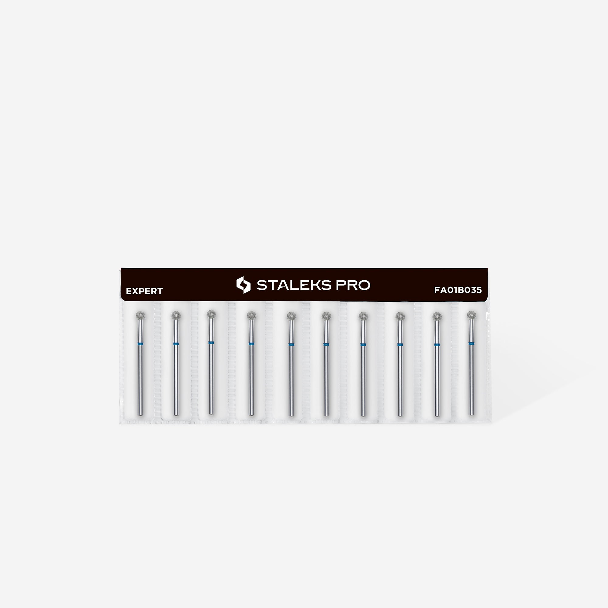 Punta per trapano diamantata a sfera blu EXPERT testa diametro 3,5 mm