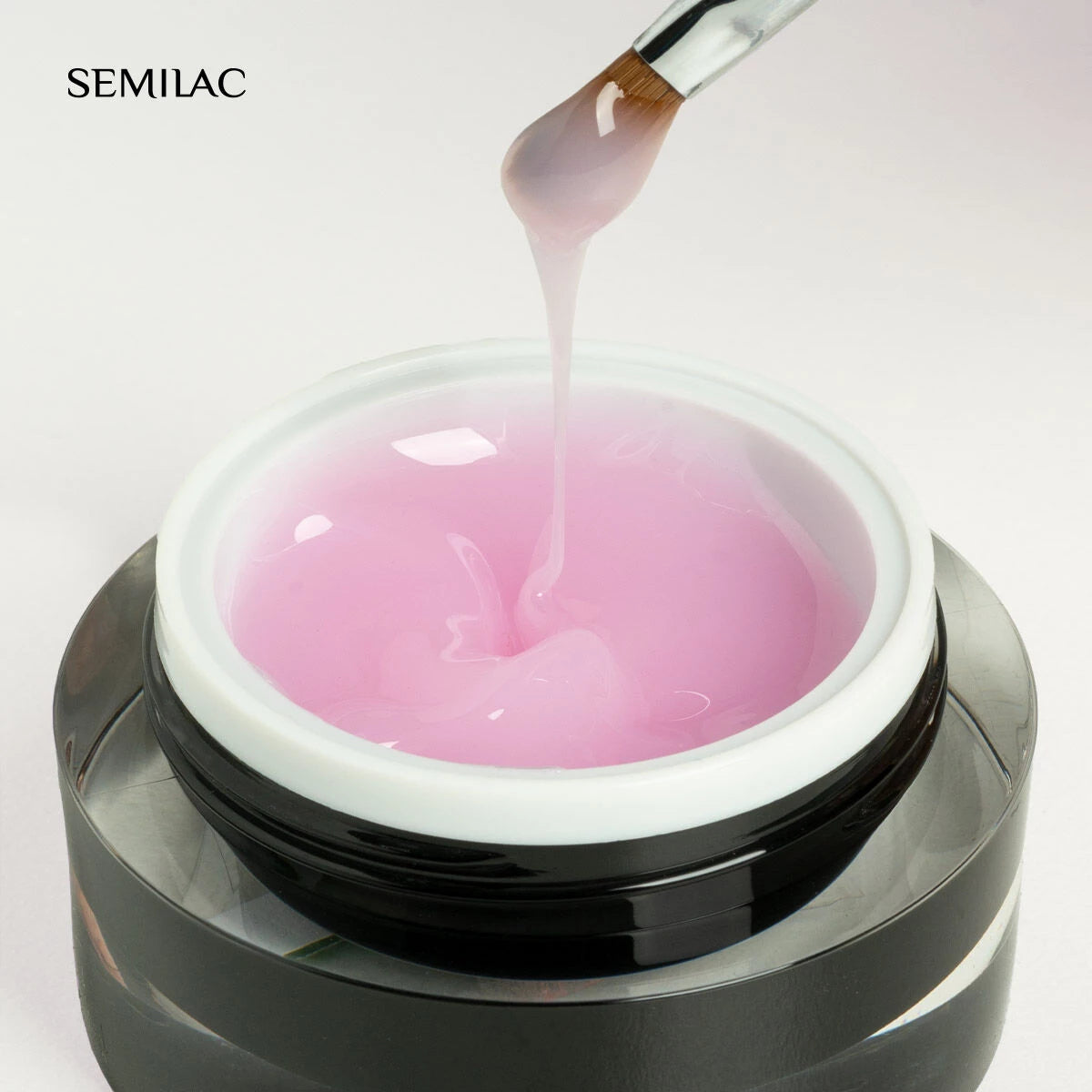Semilac Builder Jelly Gel Costruttore Rosa Trasparente 15 g