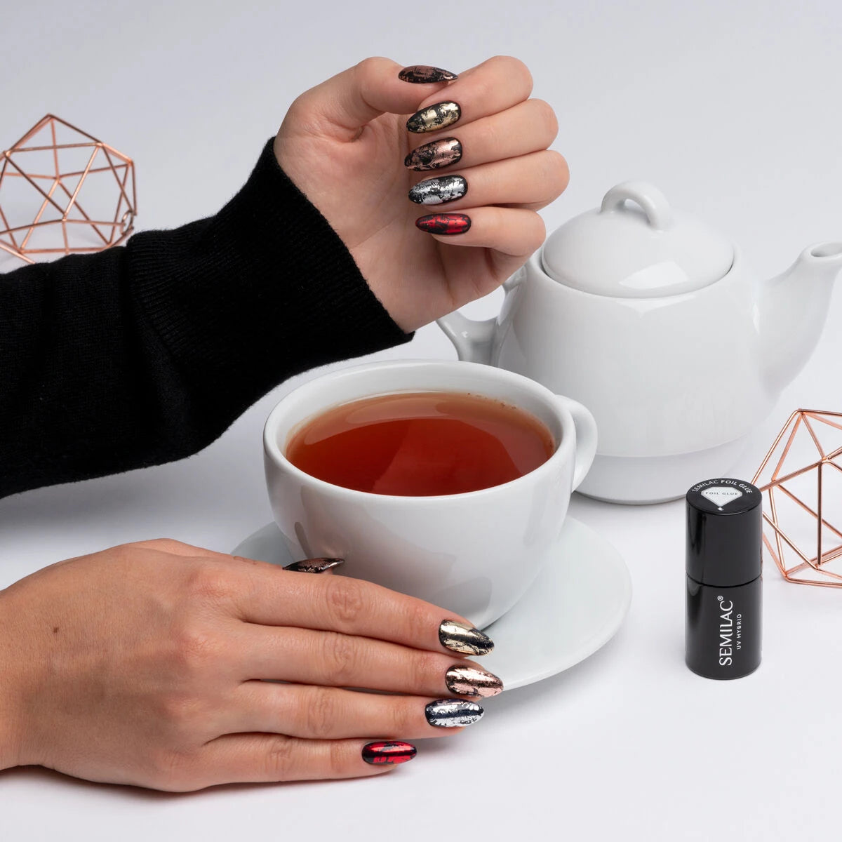 Transfer foil 03 Rose Gold Ornamento manicure Semilac