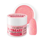 Claresa SOFT&EASY Builder Gel GLIMMER PINK 12ml