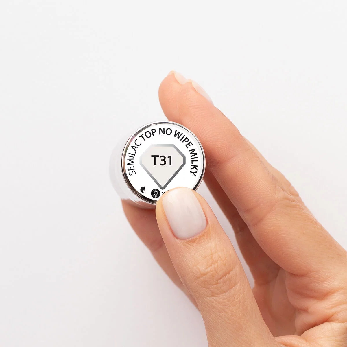 Semilac Top T31 No Wipe Milky 7ml