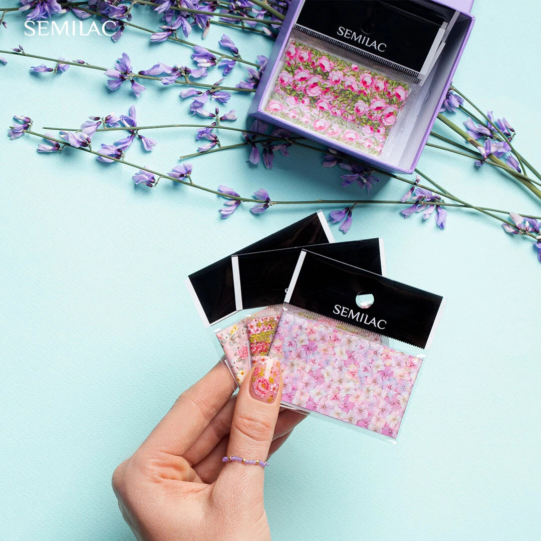 Semilac - Transfer Foil - 34 Blooming Flowers
