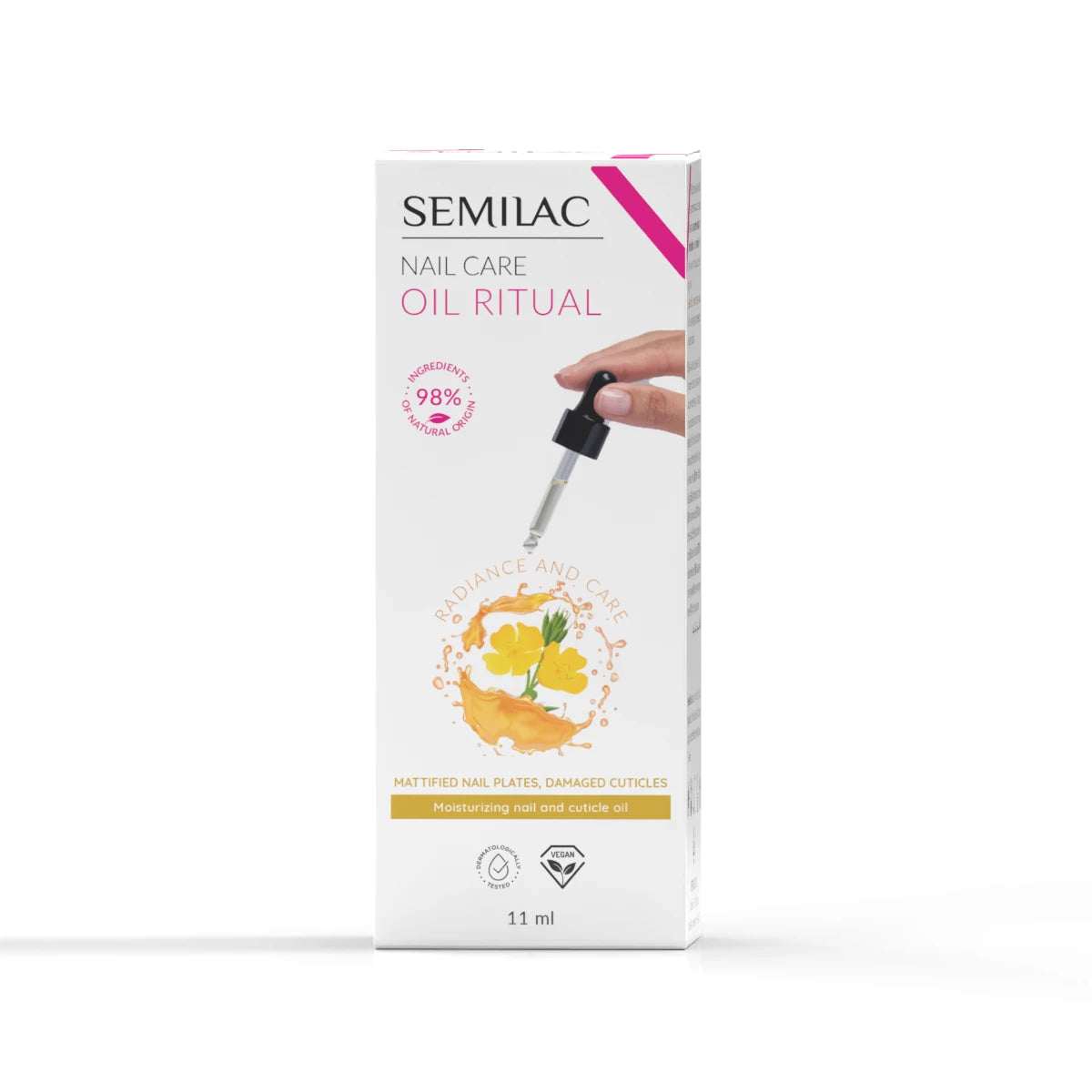 Olio idratante per unghie e cuticole Semilac Oil Ritual 11 ml