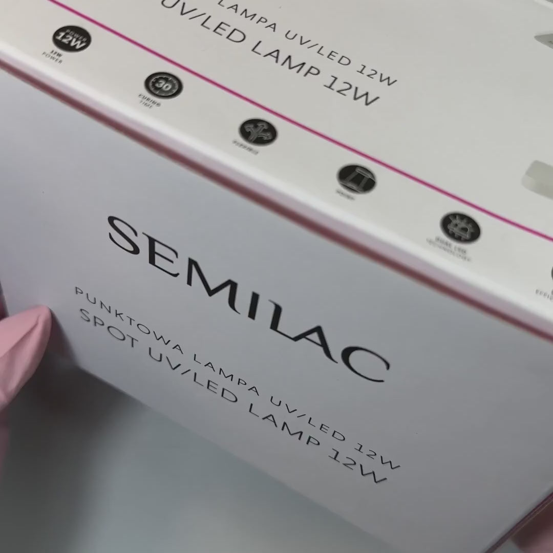 Carica video: Semilac Acrylgel Form quadrata 120 pezzi