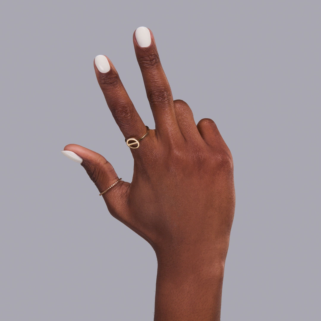 Carica video: 001 Semilac Bianco Forte 7 ml