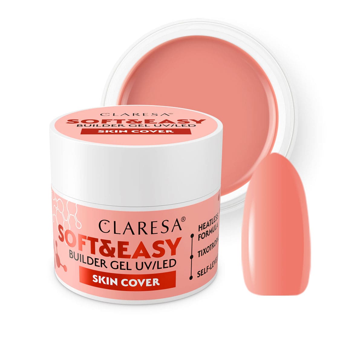 Claresa SOFT&EASY Builder Gel SKIN COVER 12ml