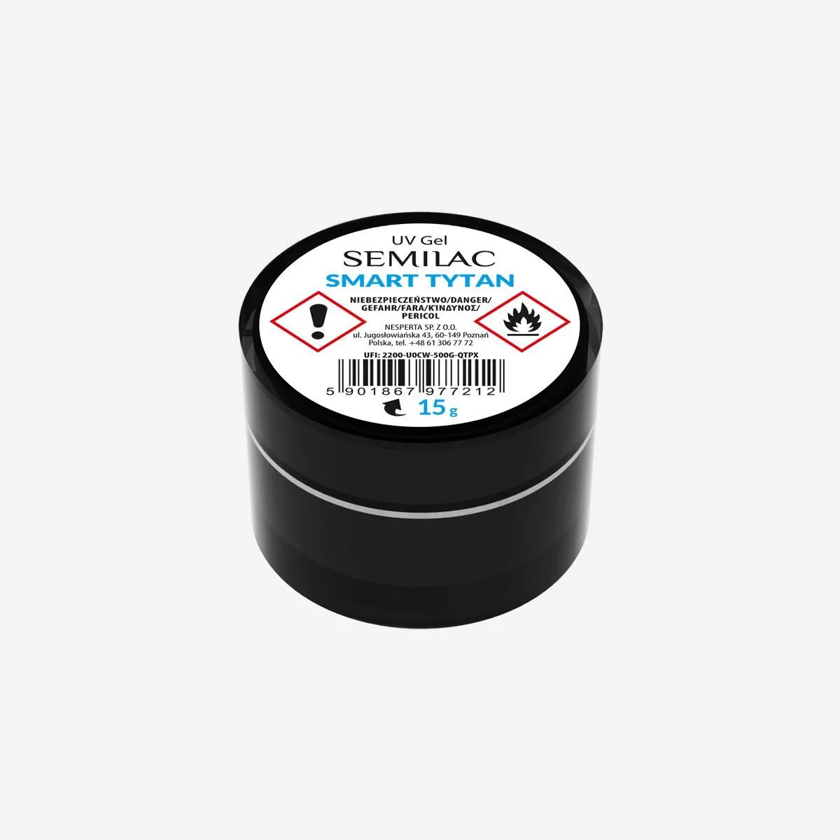 Semilac Smart Tytan Builder Gel Trasparente 15 g